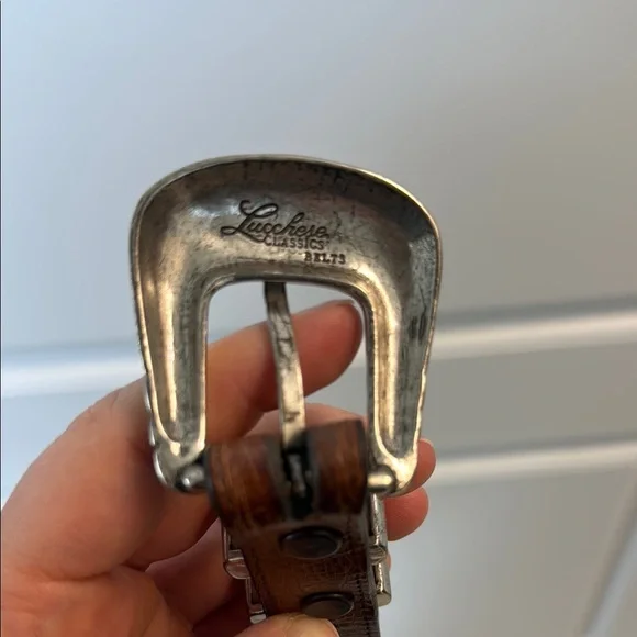 Lucchese Ostrich Belt - Picture 4 of 6